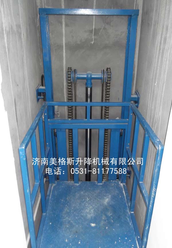 樂山建設(shè)銀行導(dǎo)軌式升降機