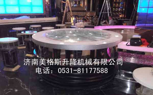 成都闌桂芳皇迪酒吧液壓升降舞臺