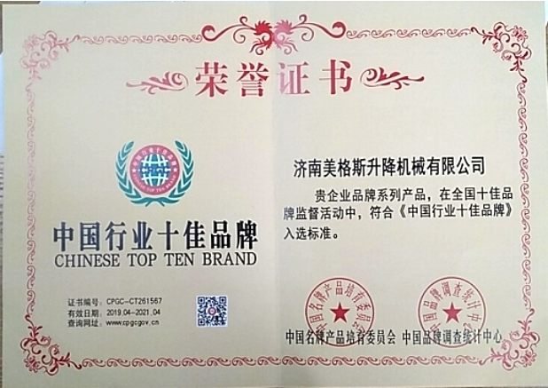 行業(yè)十佳品牌